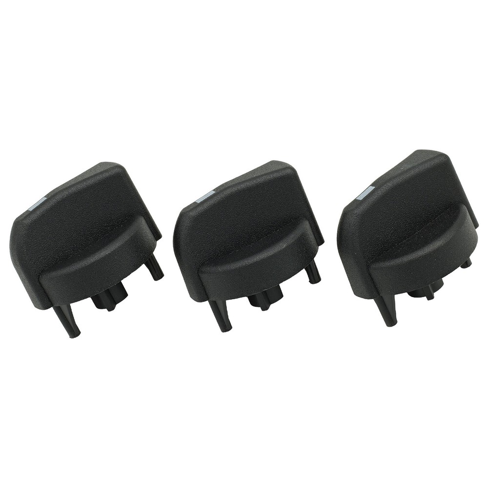 3Pcs AC Heater Fan Control Knobs For Peterbilt 121-0001-000