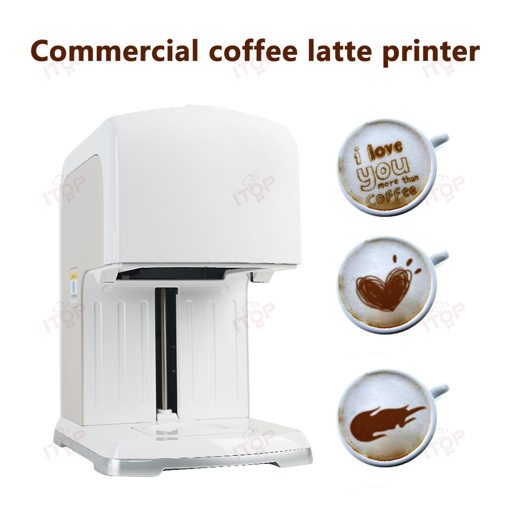 Coffee Latte Art Printer With Food Grade Ink 300*600DPI Automatic Cafe Tools