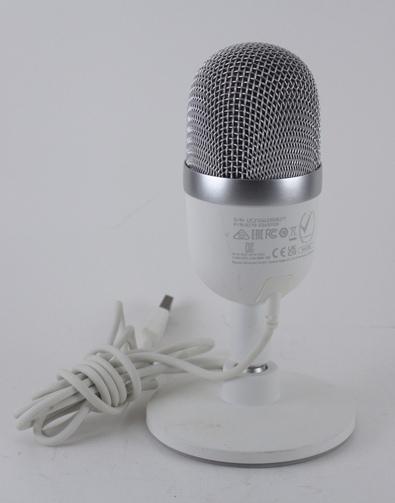 Razer Seiren Mini Compact Condenser Microphone - White