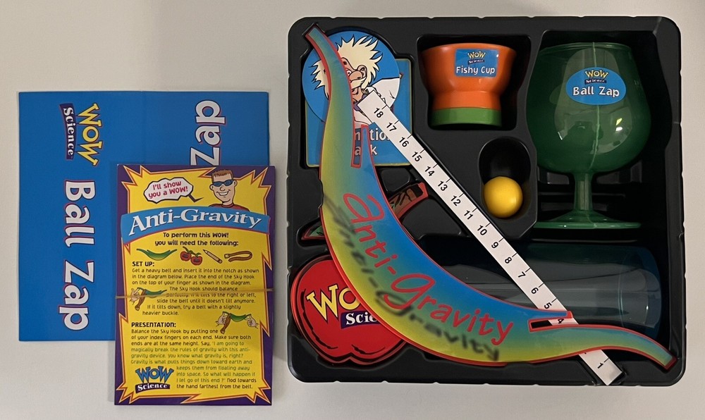 WOW Science Mind Over Matter Magic Kit- Perform Seemingly Impossible Acts! NIB