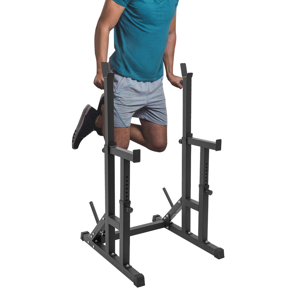 Barbell Rack Adjustable Barbell Weight Stand Multi-function Rack Home Gym