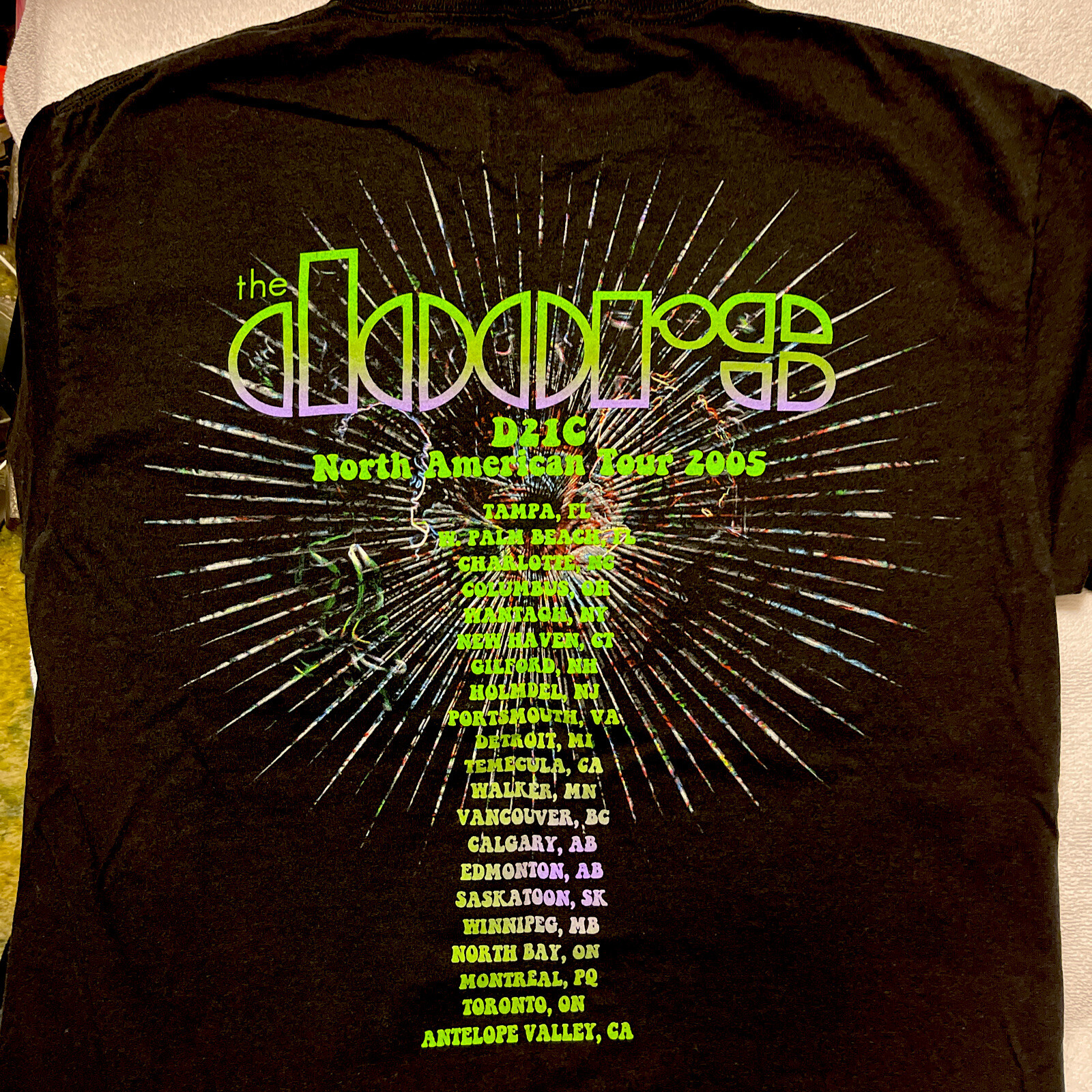 The DOORS of the 21st Century - 2005 Concert T-Shirt : MENS (M) : Pearl Jam
