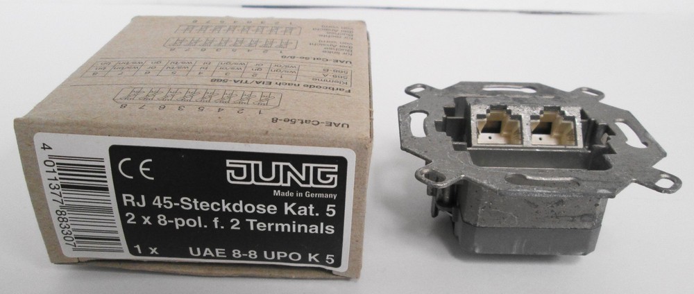 Jung UAE 8-8 UPO K5 Modular Jack Socket
