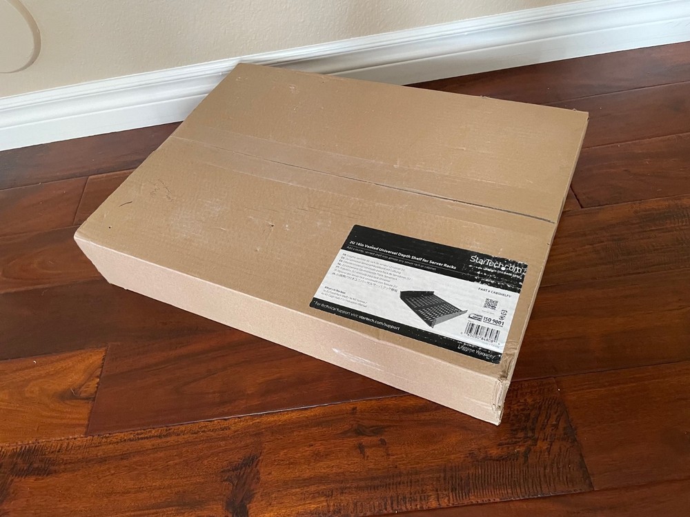 StarTech.com CABSHELFV 2U 16 in Universal Vented Rack Mount Shelf