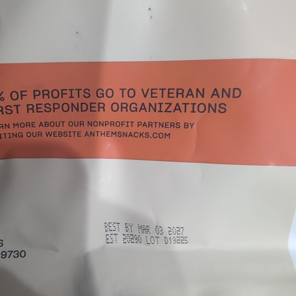 Anthem Snacks, Premium Bourbon Beef Jerky, 10 oz