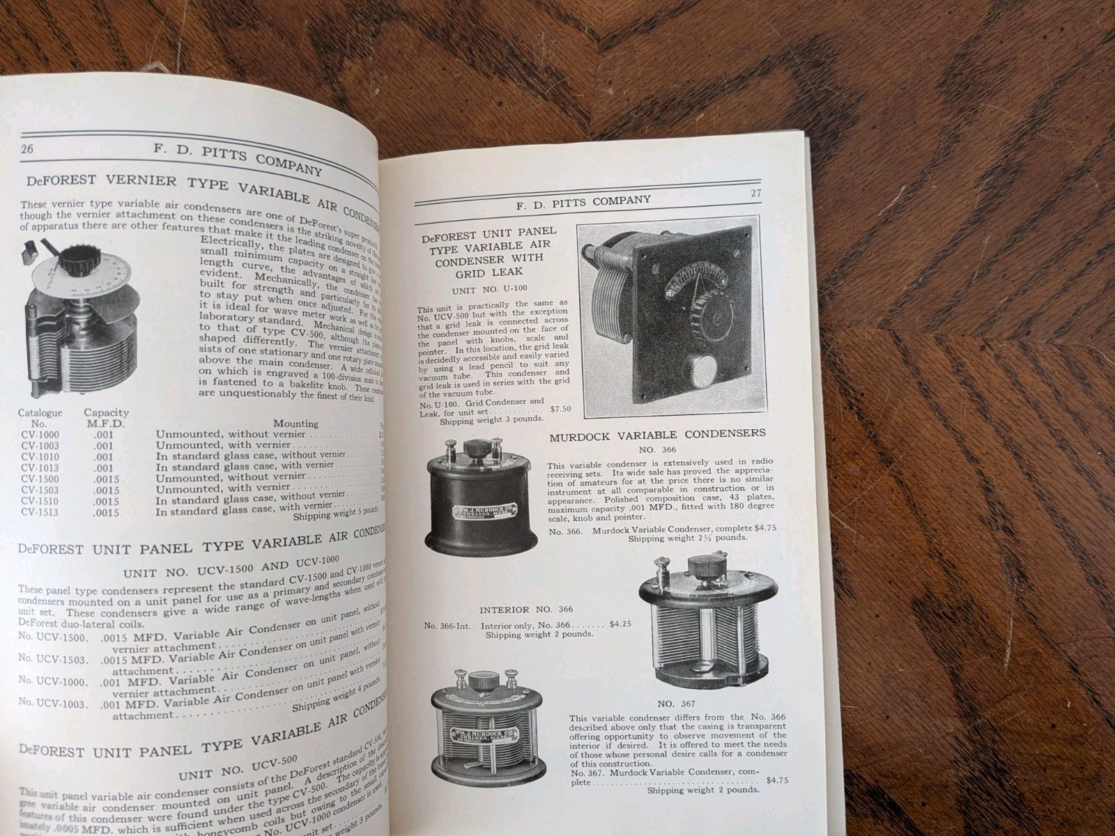 Pittsco Radio Apparatus Catalog No. 22