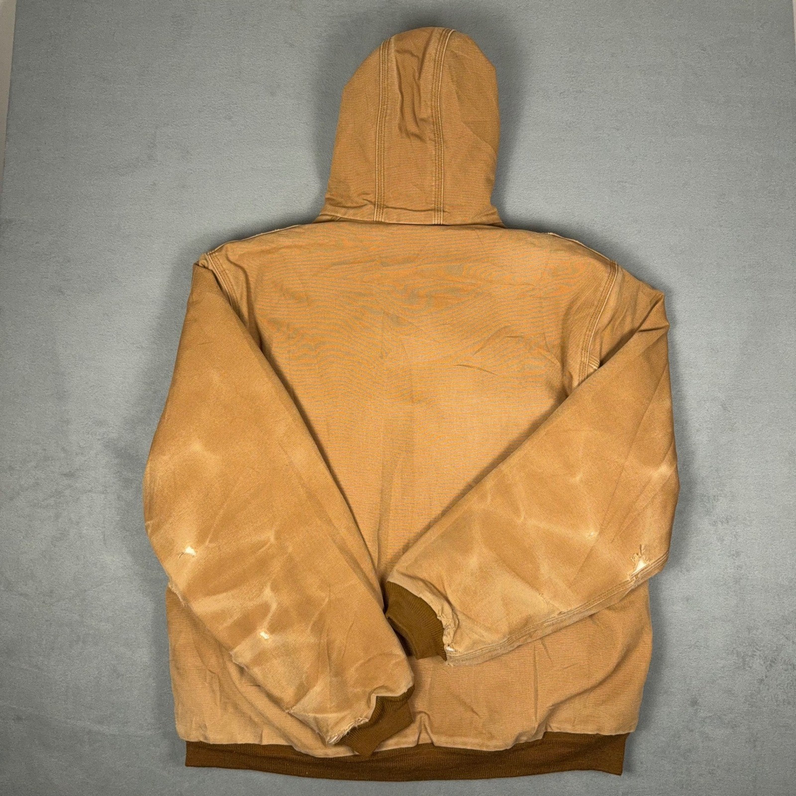 Vintage Carhartt FR J184 Duck Active Jacket Quilt Lined IBEW USA Made XL Tall