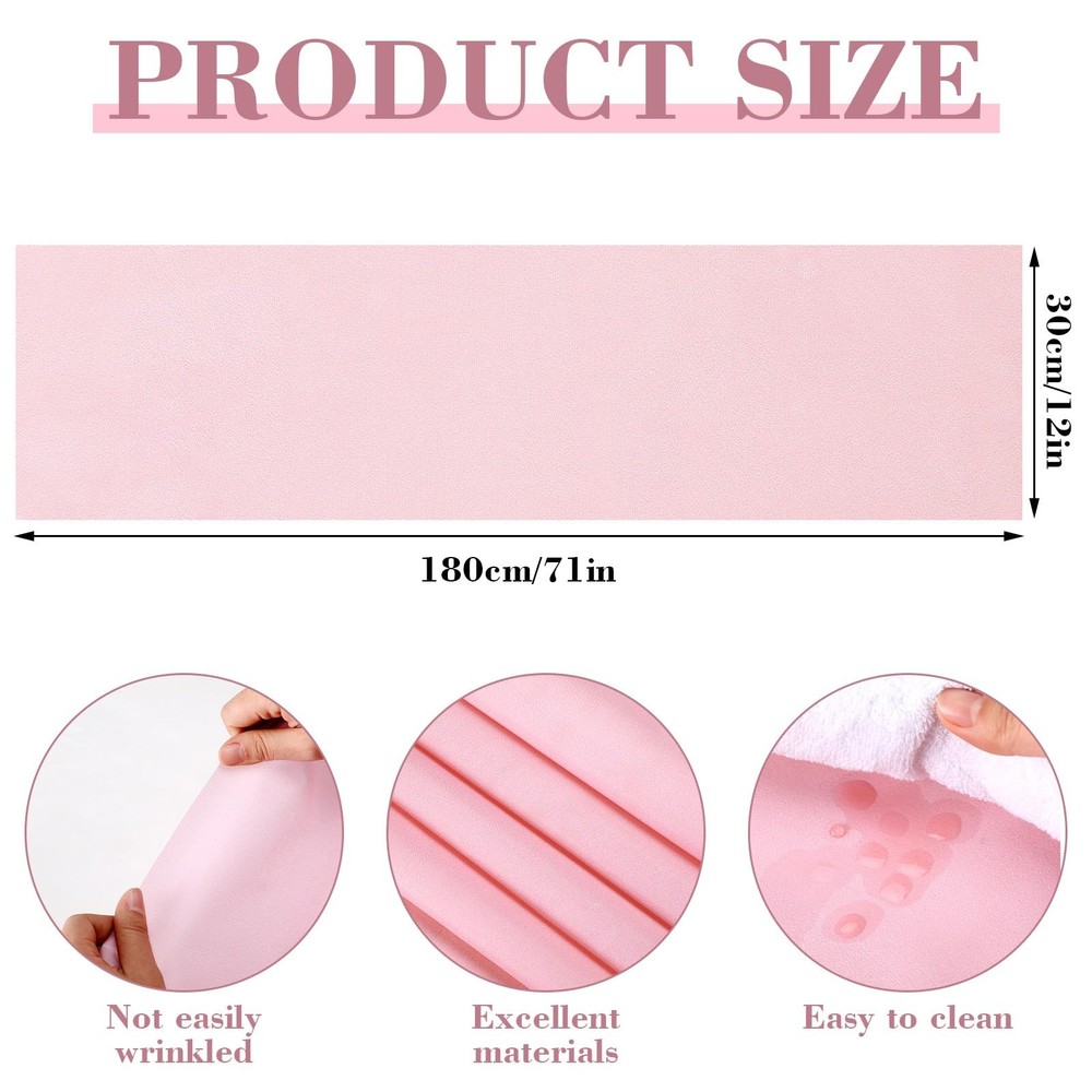 4 Pcs Easter Spring Pastel Table Runner Macaron Assorted Color Seasonal Table...