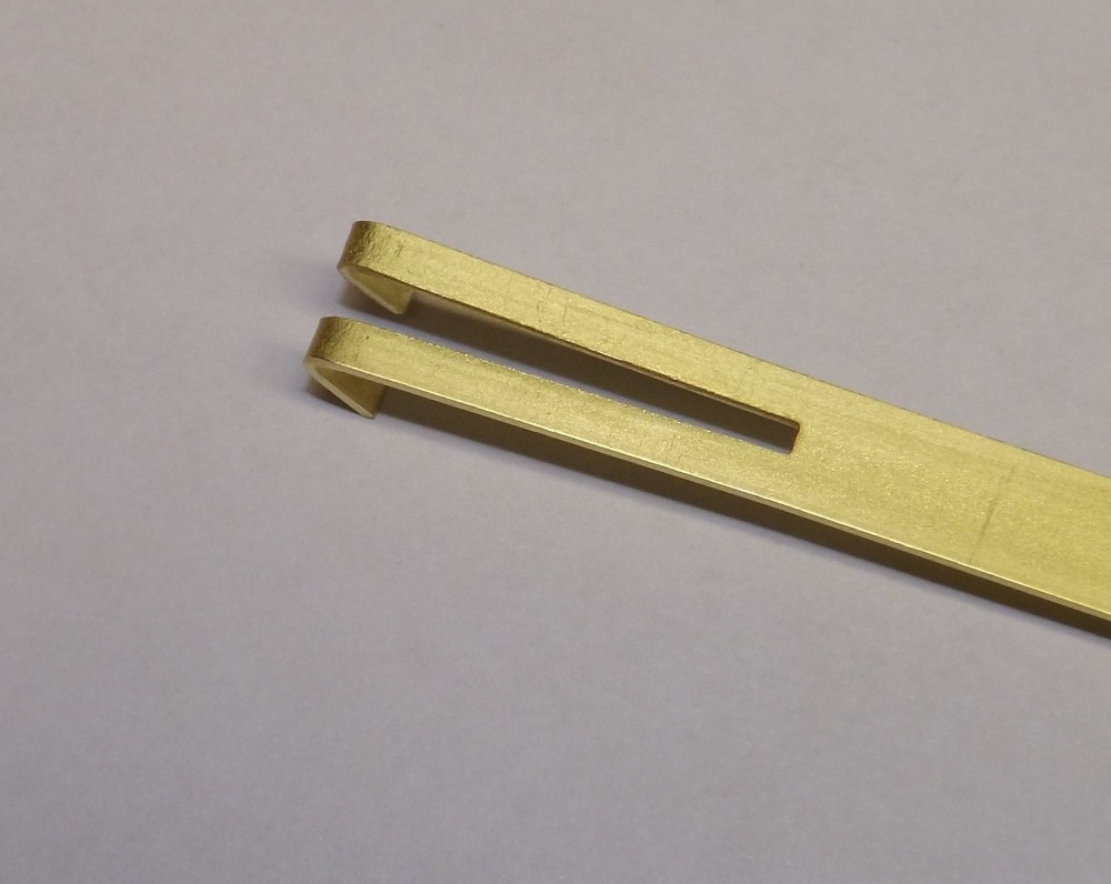 Clock Pendulum For Quartz Movement Double Hook Takane Quartex ADJUSTABLE LENGTH