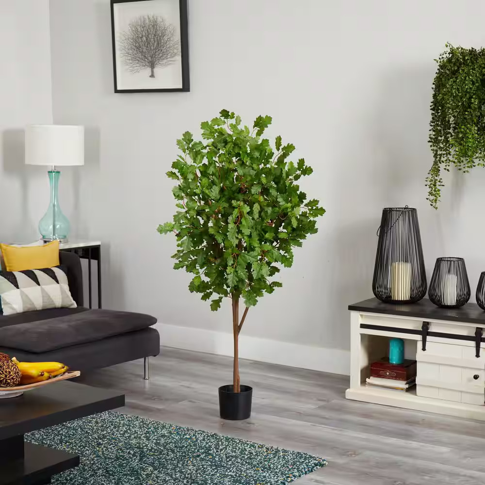 Indoor 5 In. Oak Artificial Tree