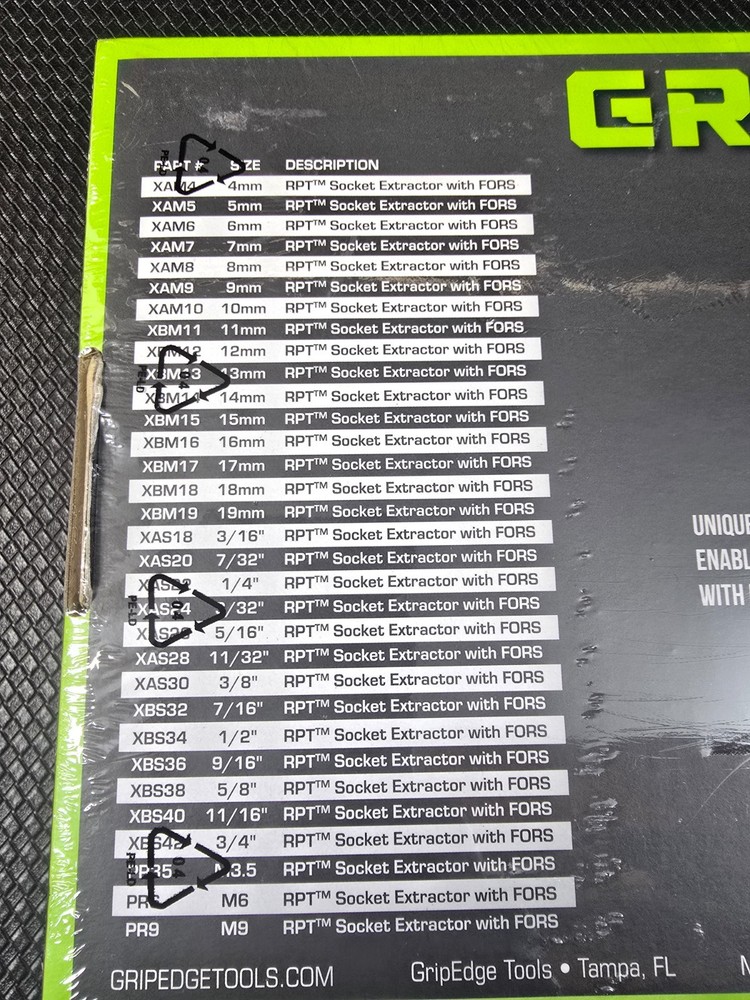 Grip Edge MX32S 32 Piece Master Socket Extractor Set Gripedge MX32S