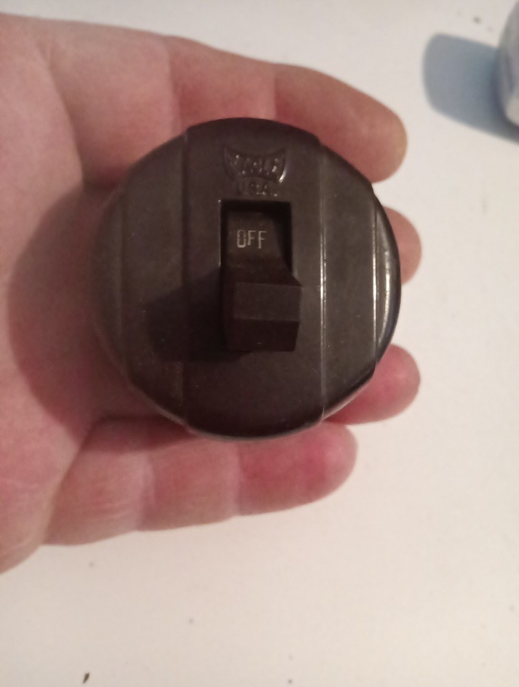 Vintage Eagle Light Switch Plastic And Porcelain