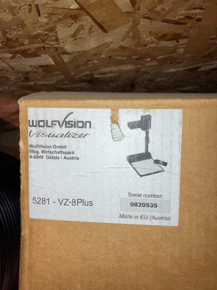 WolfVision VZ-8plus Document Camera Visualizer Presenter VZ8 plus