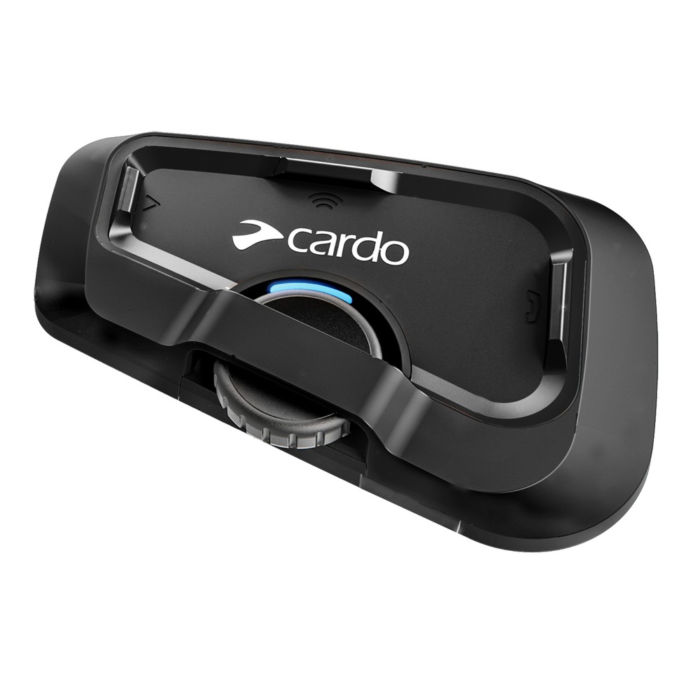 Cardo Freecom 4x Motorcycle Intercom - Waterproof/Bluetooth/JBL - (Single Kit)