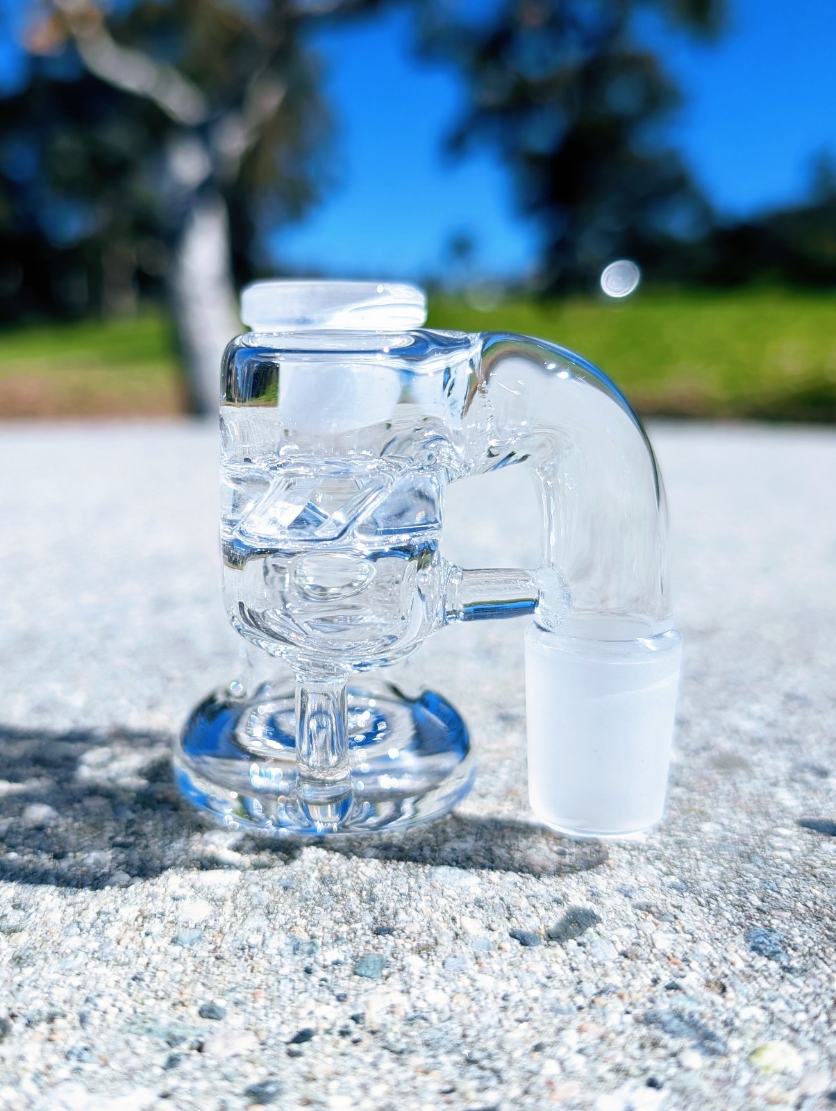 Turbine Perc 18mm 90° Premium Dry Ash Catcher Tobacco Water Pipe Bong Bubbler