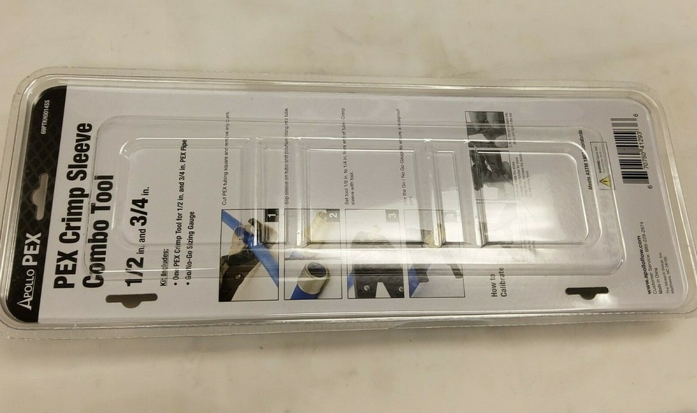 New Apollo 1/2" - 3/4" Crimping Tool 69PTKH0014SS