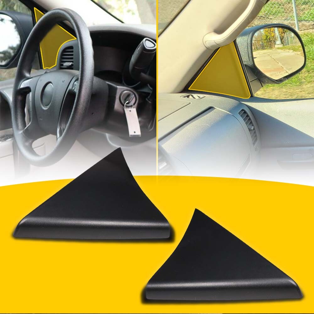 2PCS For 2007-2014 Chevy GMC Front Driver Passenger Side Door Upper Trim Panel