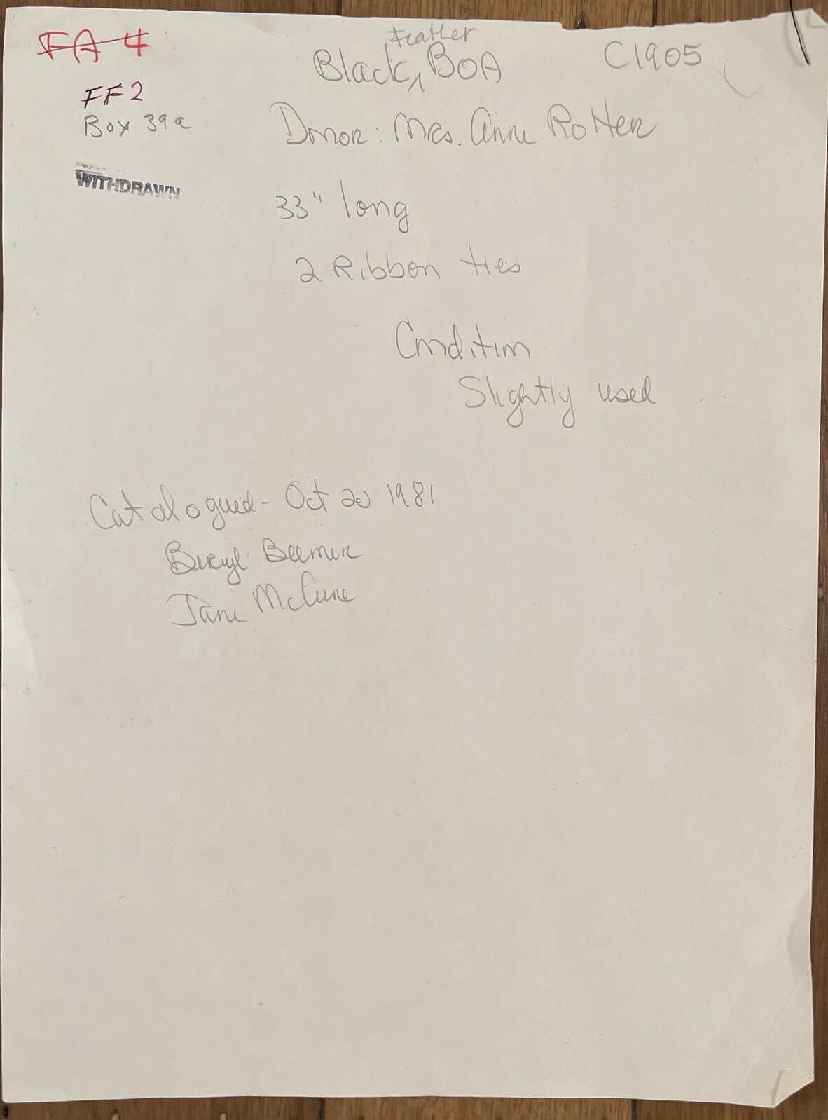 Antique 33” Ostrich Feather Neck Boa Scarf Wrap Edwardian Era Womens French 1900