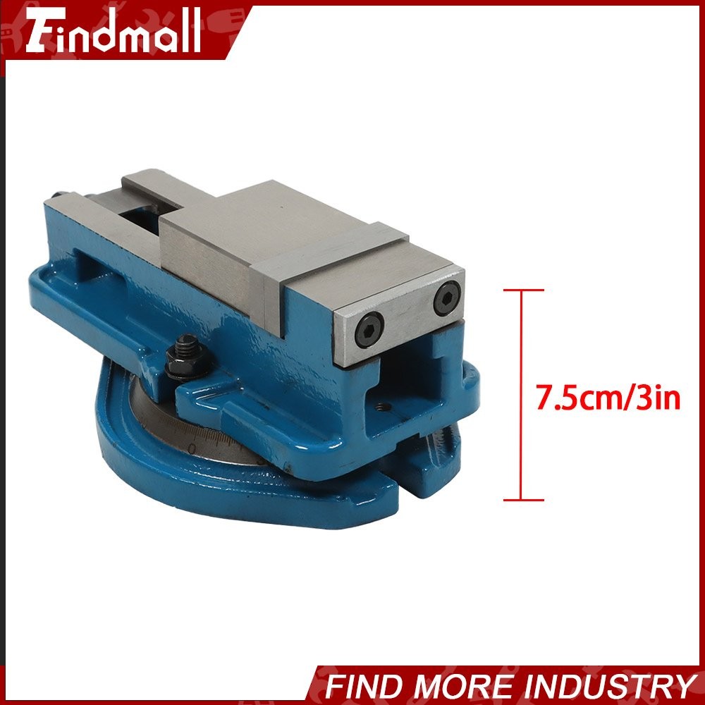 Durable Lock Down Bench Vise Precision Milling Vice Flat Nose Pliers 2"