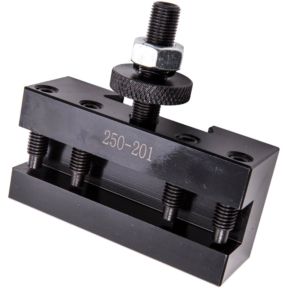 5-pcs Quick Change Turning & Facing Lathe Tool Post 1/4 - 5/8" square diamete