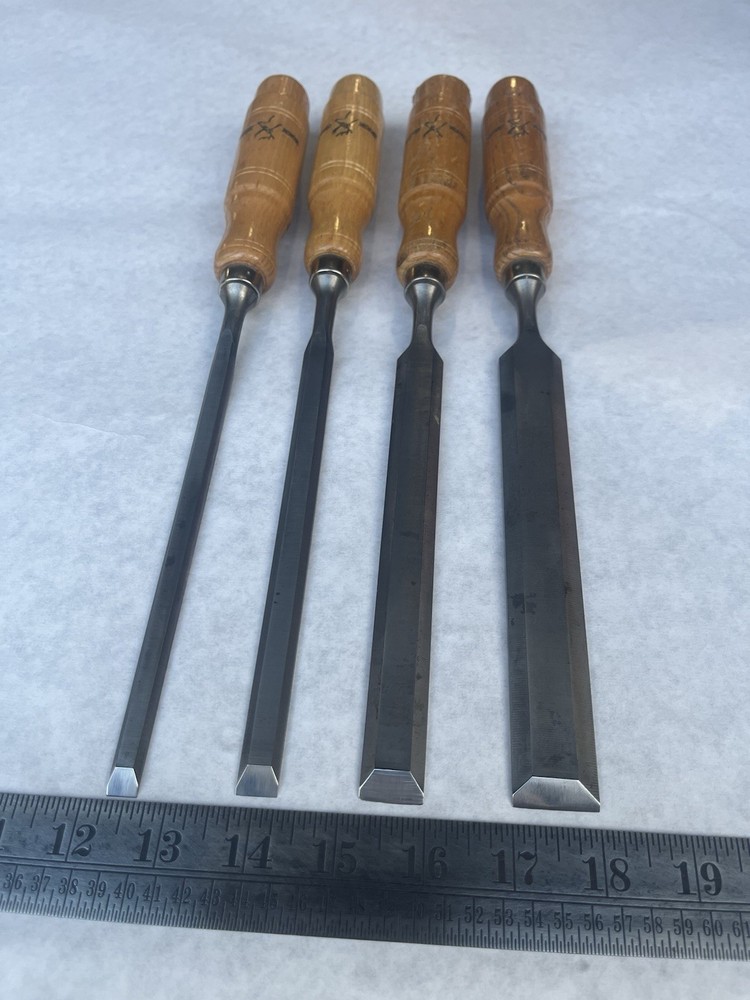 Buck patternmaker Bevel edge chisels Wood Carving Tool Set