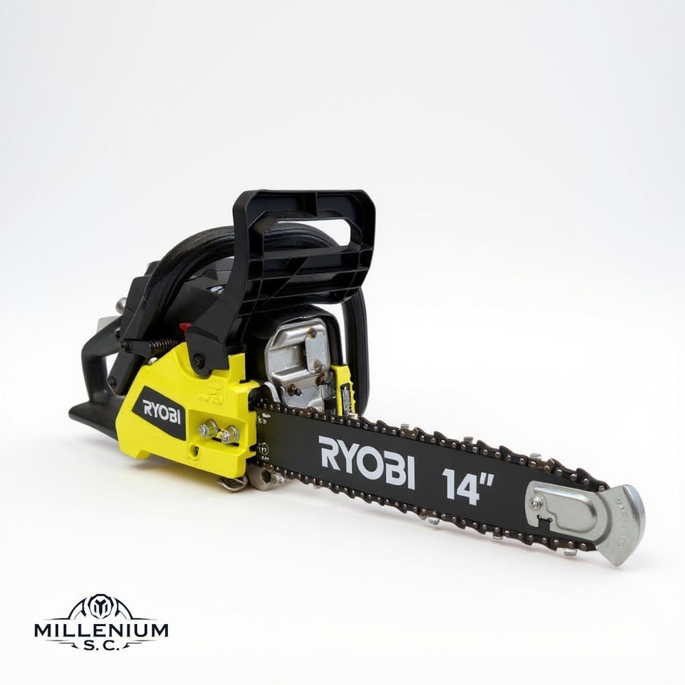 RYOBI 14" 37cc 2-Cycle Gas Powered Chainsaw RY3714 - USED - TESTED