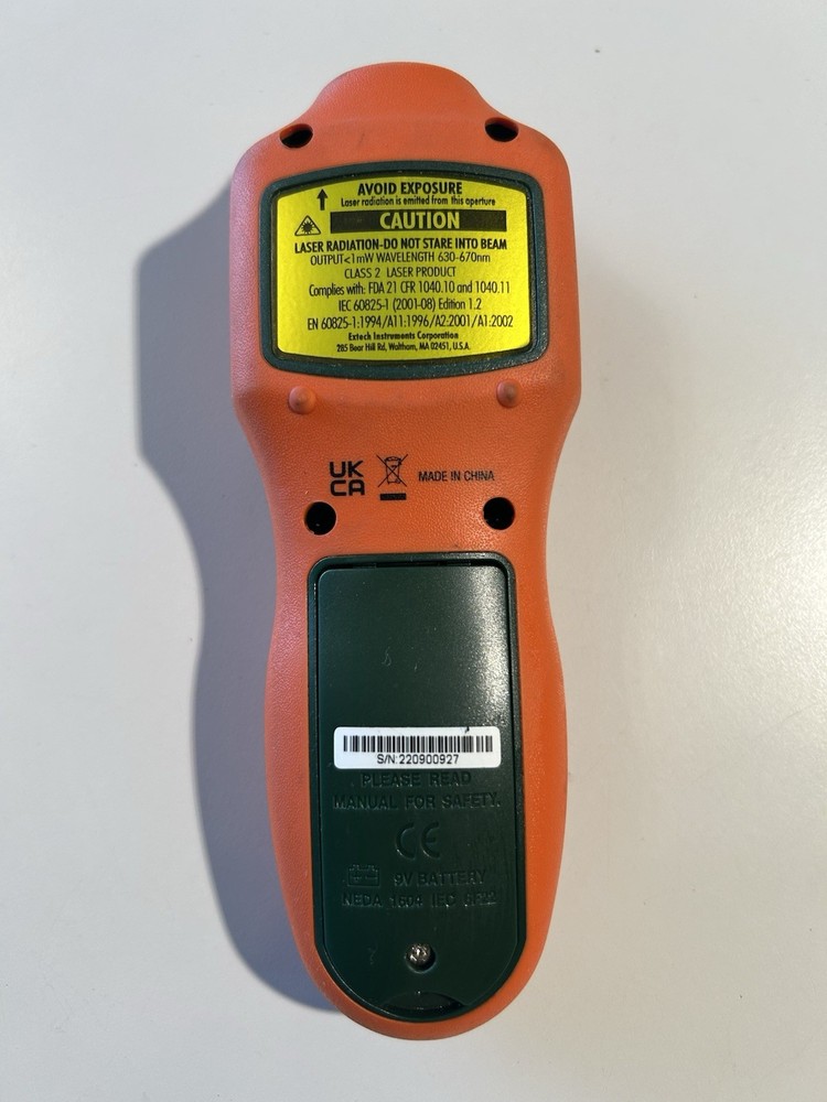 Extech Instruments 461920 Tachometer Counter Pristine Condition New Battery