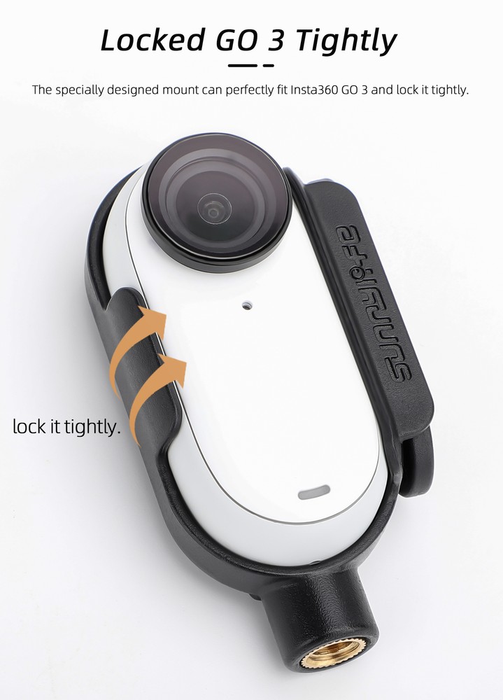 Bezel Protection Thumb Camera Adapter Quick Release Accessory For Insta360 GO 3