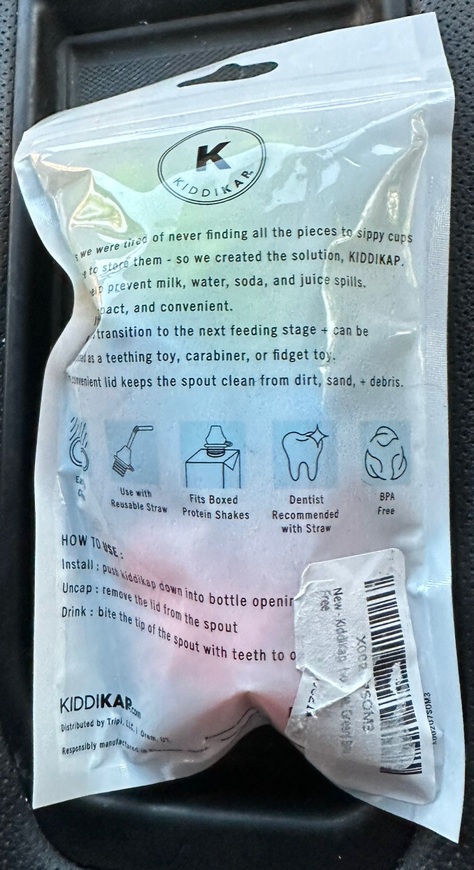 KiddiKap- No Spill Silicone Bottle Top Spout 3 Pack Bundle (Red, Blue, Green)