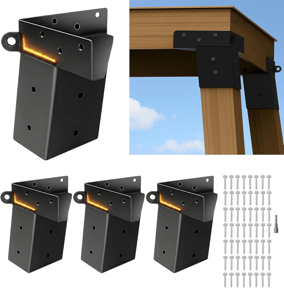 Deer Stand Brackets 4X4, Elevator Brackets 4"X4",Deer Blind Bracket, for Outdoor