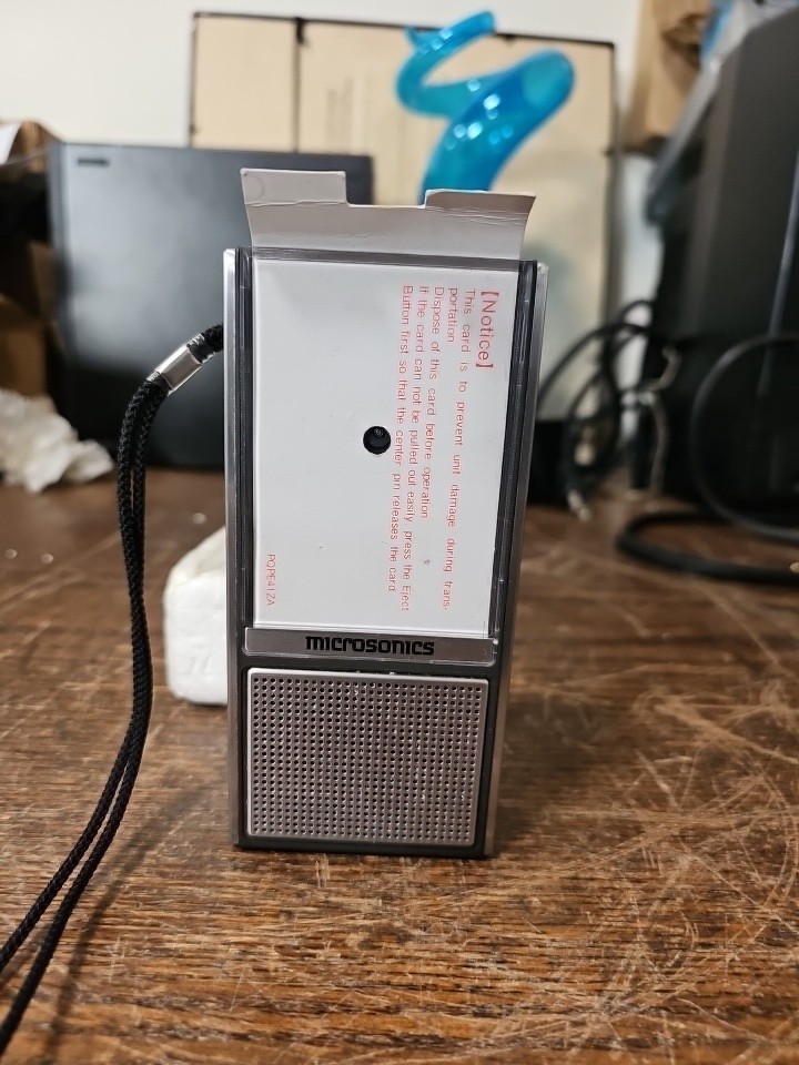 Microsonics MS-501 Mini Cartridge Record Player