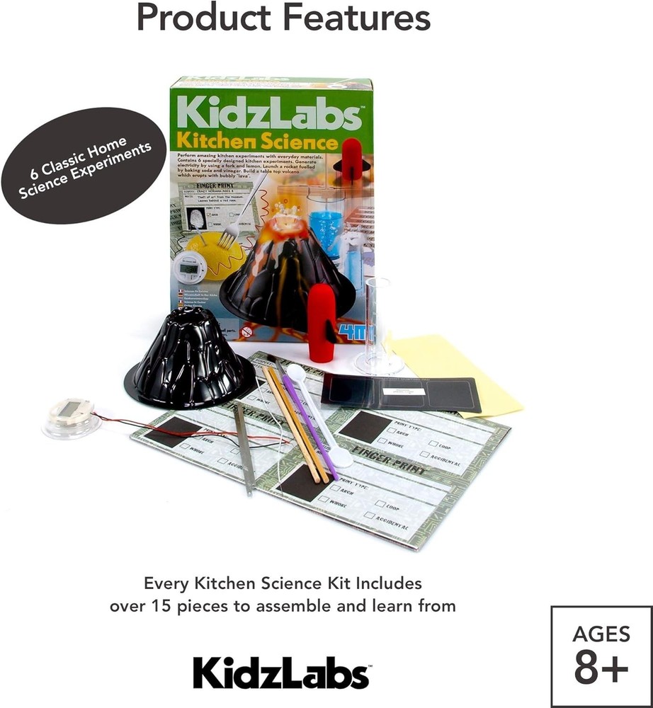 Transform Your Kitchen into a Science Lab with 4M DIY STEM Kit for Ages 8+