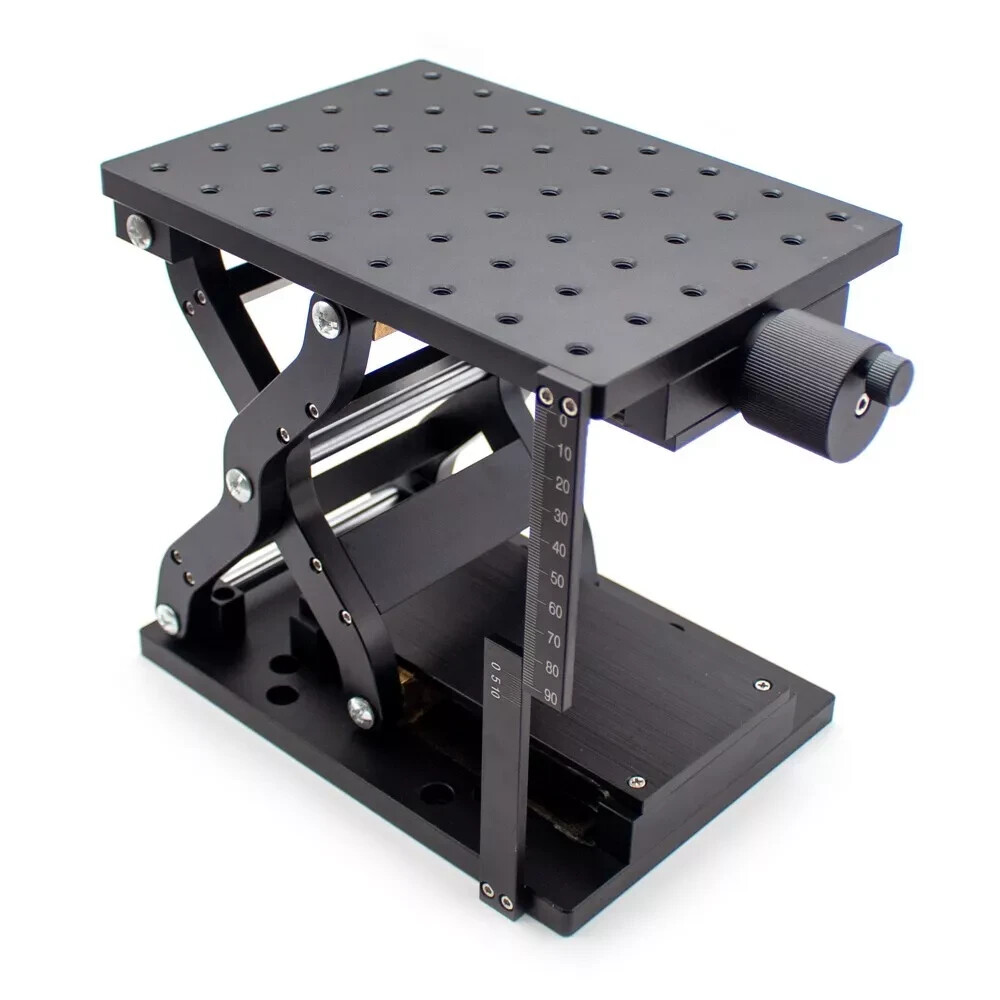 Z Axis Manual Lifting Table Lab Optical Platform Stage 120mm