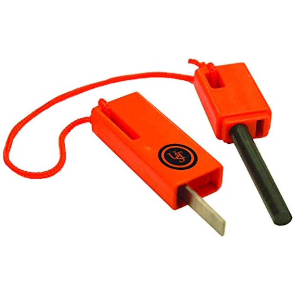 ust SparkForce Fire Starter with Durable Construction and Lanyard for Camping,