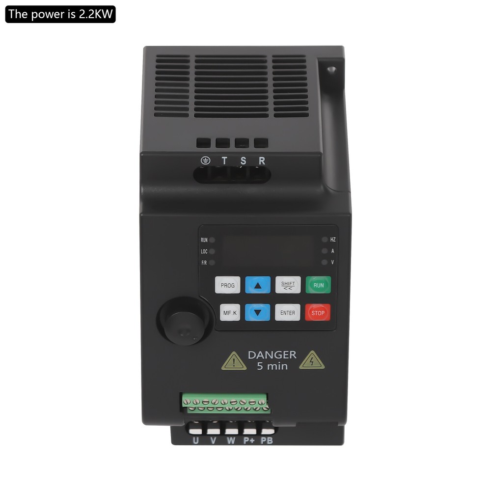 2.2KW 3HP VFD Variable Frequency Drive Inverter Converter Single to 3 Phase