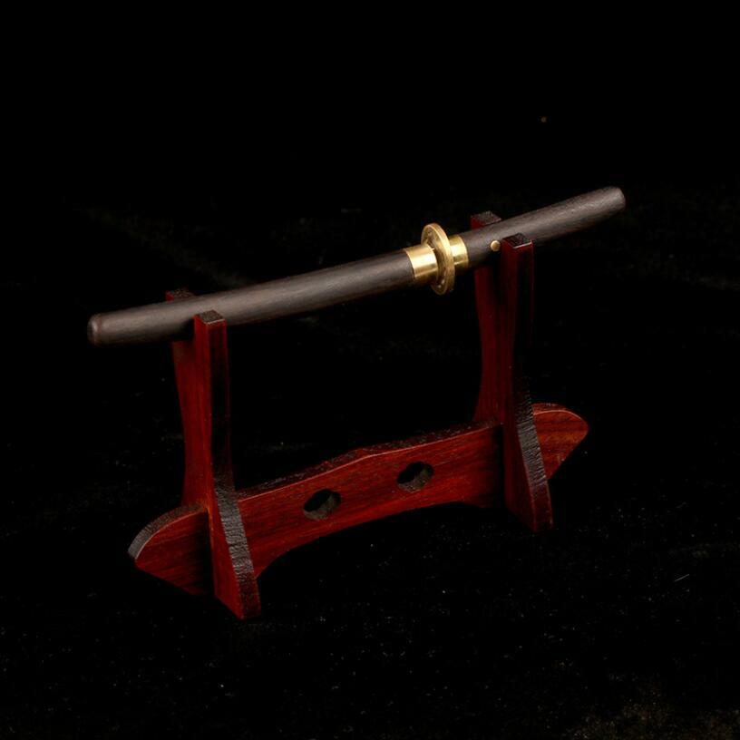 Miniature Anime Samurai Sword Katana Holder Stand Bracket Tiny Table Rack 1 Tier
