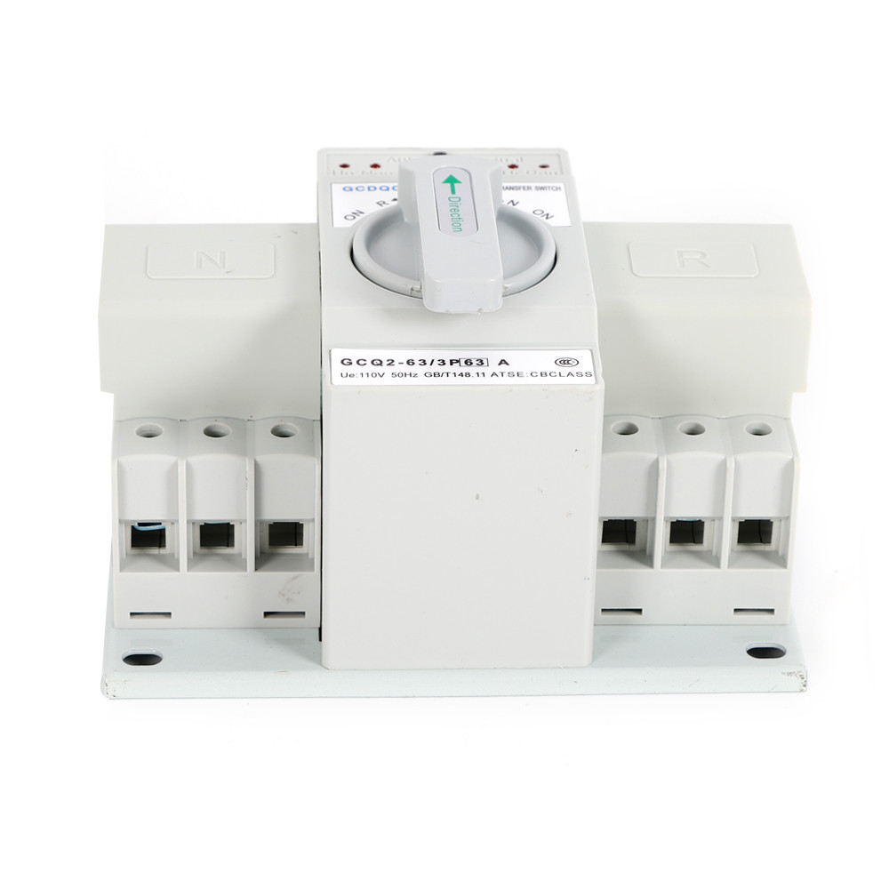 ATS 63 Amp Dual Power Automatic Transfer Switch for Generators 50/60Hz