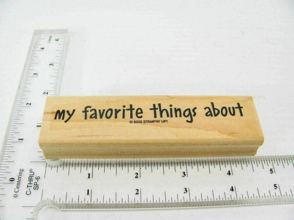 Favorite Things Rubber Stamp - Stamp Set A491