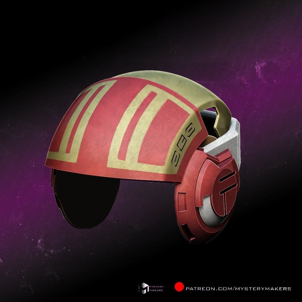 Sabine Biker Helmet Replica Prop 1:1 (Painted)