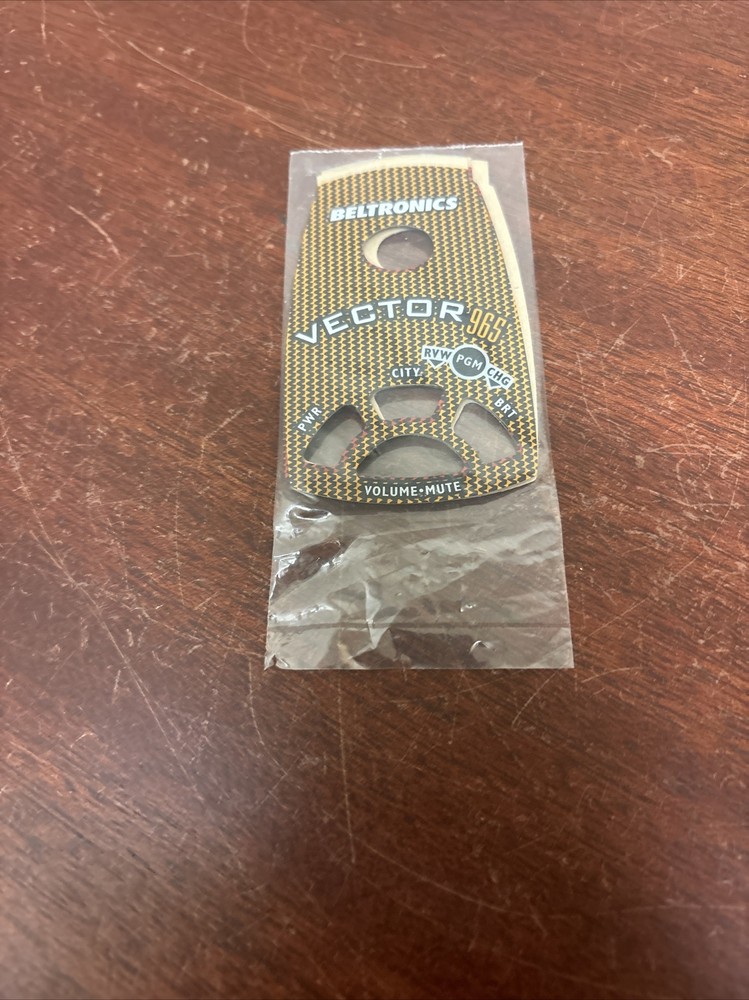 Beltronics Vector 965 Radar Laser Detector Replacement Faceplate