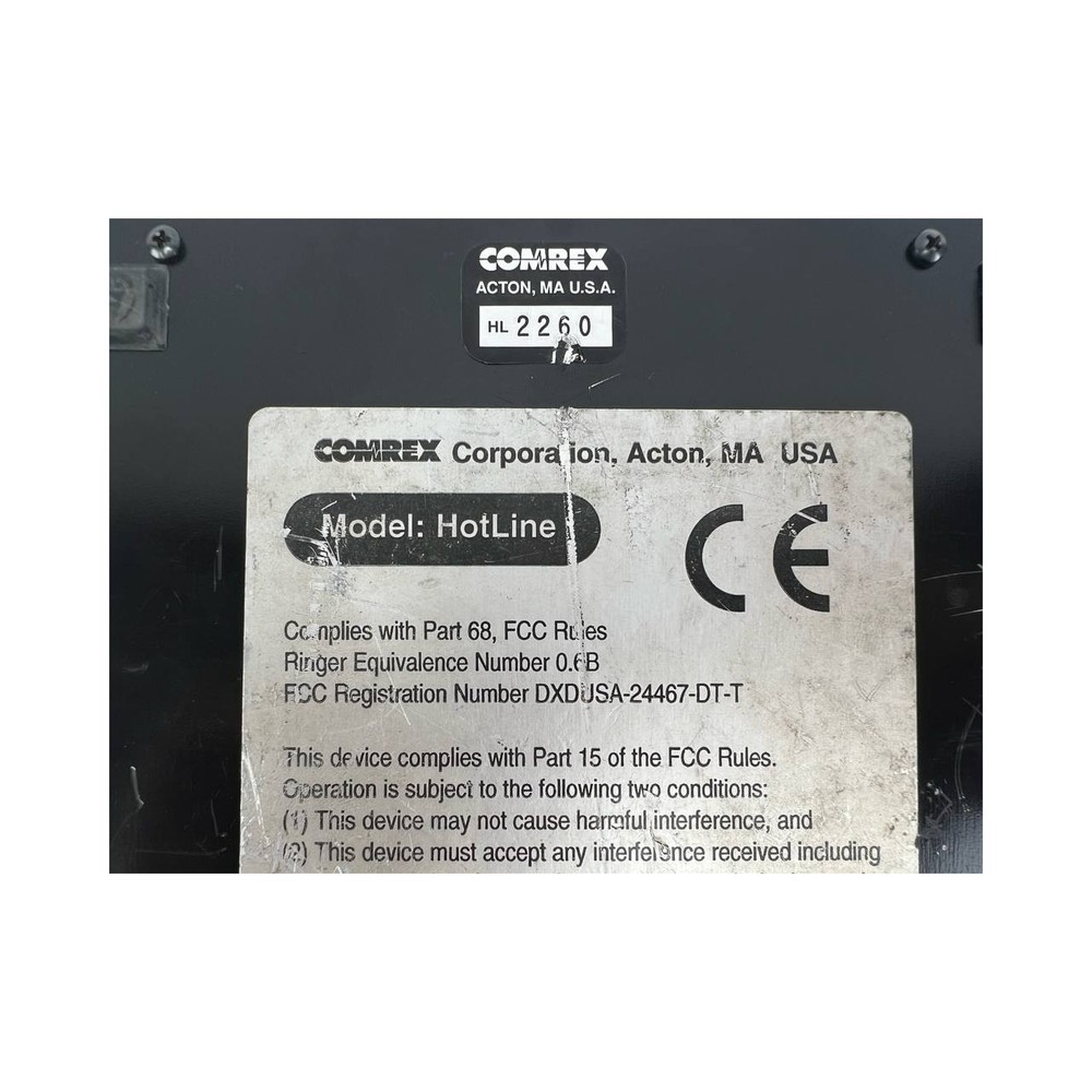 Comrex HotLine POTS Audio Codec Digital Phone Line Broadcast Interface - Red