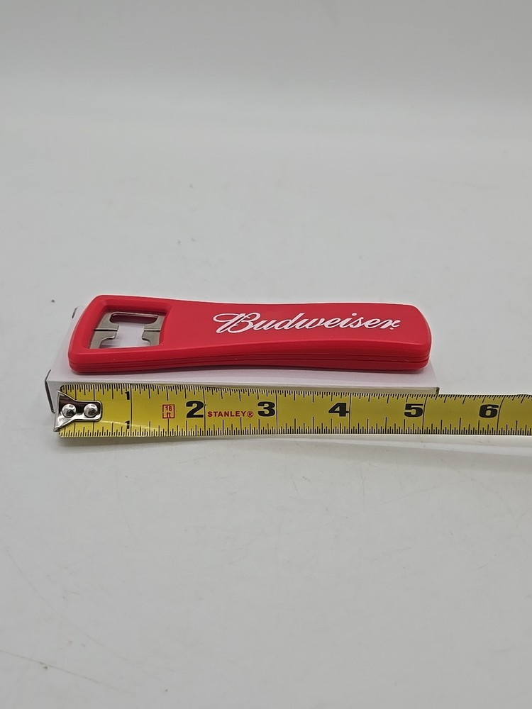 Budweiser Bottle Opener 5.25" Plastic Handle NEW