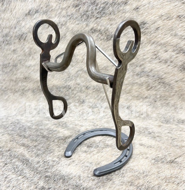 5" Custom Ron Bliss Sterling Silver Curb Bit