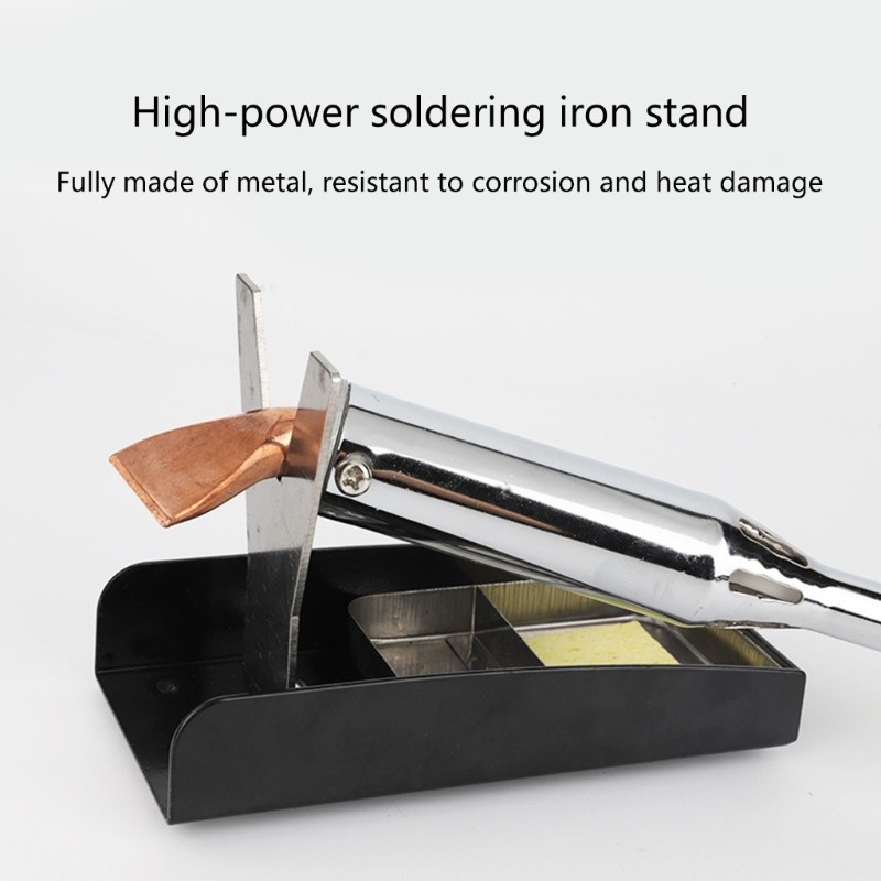 Soldering Tool Stand With Cleaning Sponge Sturdy Iron Construction Workshop