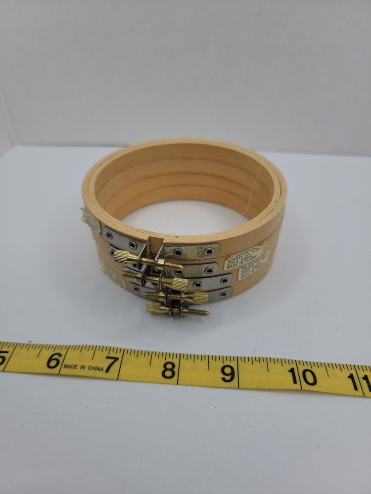 S.E. Enterprises 4-Inch Wooden Embroidery Hoops