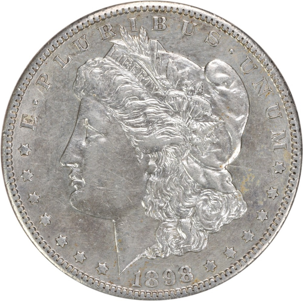 1898-S Morgan Silver Dollar AU Uncertified #445