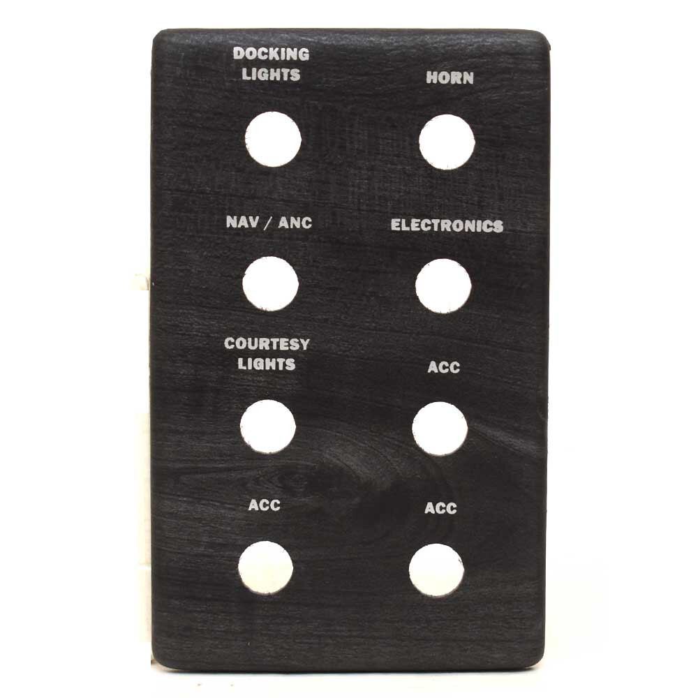 Crest Pontoon Boat Blank Switch Panel 175498 | 6 1/2 x 4 Inch
