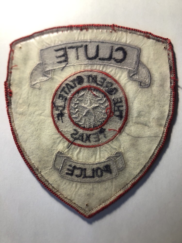 Clute Texas Police Patch
