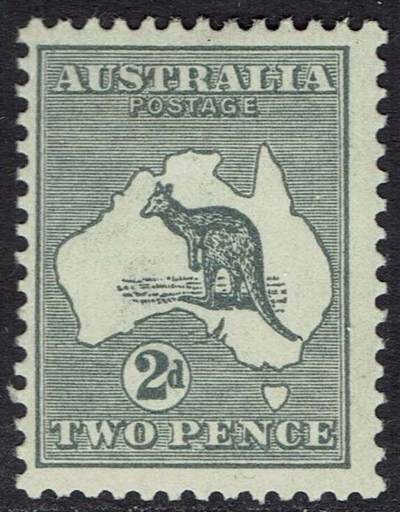 AUSTRALIA 1915 KANGAROO 2D 2ND WMK