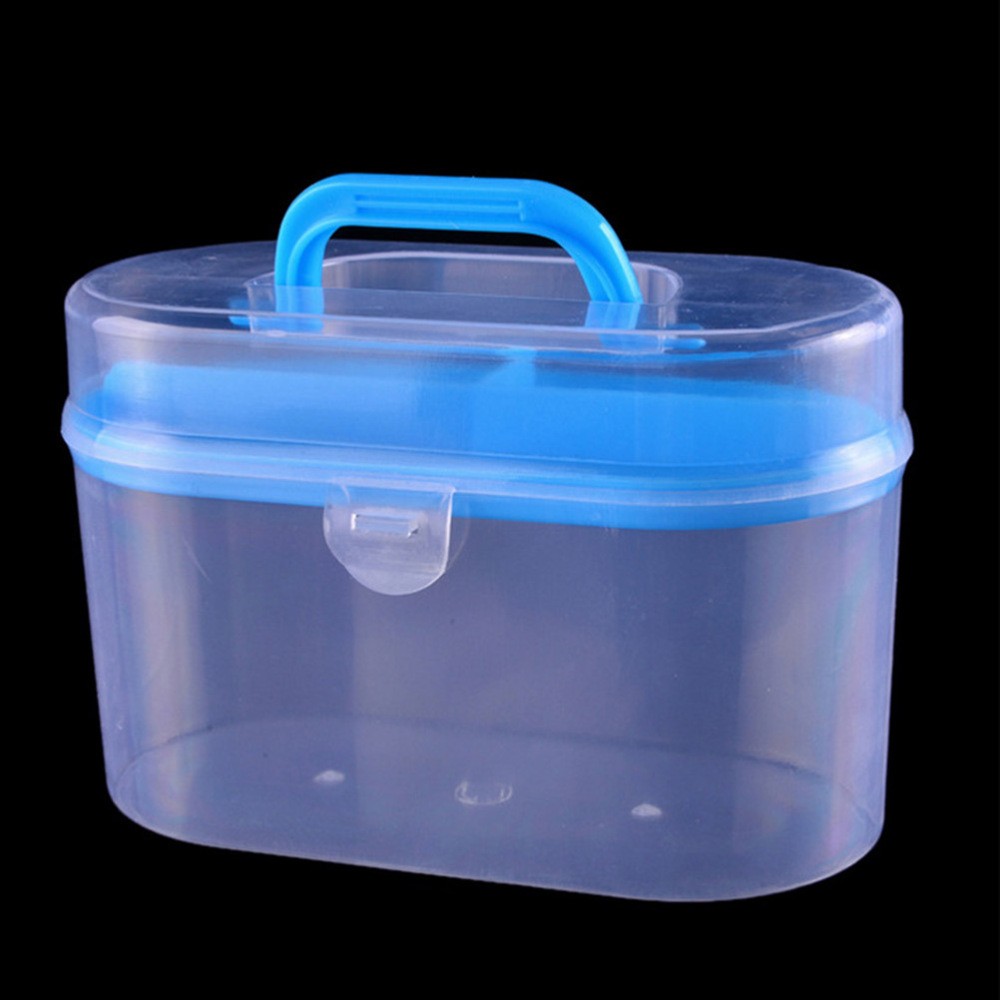 Portable Container Craft Storage Organizer Sewing Thread Box Supply Kit